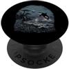 Fossilize American Wildlife and Wilderne Orca Balena Costa Pacifica Onde Oceano Oregon Washington PopSockets PopGrip Adesivo