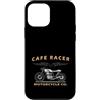 Vintage Motorcycle Garage Custodia per iPhone 12 mini Motocicletta personalizzata vintage Café Racer