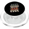 Emotional Support Dad Do Not Pet Gifts Supporto emotivo papà PopSockets PopGrip per MagSafe