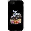 Catholic Core Catholiccore Aesthetic Got Custodia per iPhone SE (2020) / 7/8 Monster Truck Coquette Cristiano Religioso Rosario Cuore Rosa