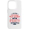 Romantic Couple Design Apparel Custodia per iPhone 14 Pro Divertente ed esuberante damigella d'onore matrimonio addio al nubilato