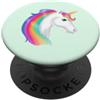 Unicorn Rainbow Shop Simpatico unicorno arcobaleno magico fantasy opera d'arte PopSockets PopGrip Adesivo