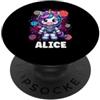 BDAZ Alice Unicorno Spazio Astronauta PopSockets PopGrip Adesivo