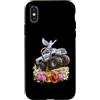Catholic Core Catholiccore Aesthetic Got Custodia per iPhone X/XS Monster Truck Coquette Cristiano Religioso Rosario Cuore Rosa