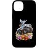 Catholic Core Catholiccore Aesthetic Got Custodia per iPhone 14 Plus Monster Truck Coquette Cristiano Religioso Rosario Cuore Rosa
