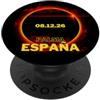 Total Eclipse Spain 2026 Total Eclipse Spagna 2026 Palma Eclissi Solare Agosto 12 PopSockets PopGrip Adesivo