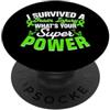 Brain Injury Awareness Mental Health Shi Consapevolezza delle lesioni cerebrali Supporto per la salute mentale PopSockets PopGrip Adesivo