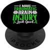 Brain Injury Awareness Mental Health Shi Consapevolezza delle lesioni cerebrali Supporto per la salute mentale PopSockets PopGrip Adesivo