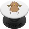 Kiwi Bird Kiwi Fruit Fruit Ratite Maori Kiwi treni Gambe Uccelli e Frutta PopSockets PopGrip Adesivo