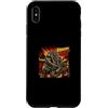Kaiju Monster Bangkok Beast Crocodile fi Custodia per iPhone XS Max Resa dei conti tra Bangkok Beast Reptile e Kaiju City