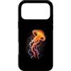 Jelly Fish Designs Custodia per iPhone 17 Pro Max Fiamma Medusa Vita Oceano Biologia Marina Fauna Selvatica Arte