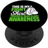 Brain Injury Awareness Mental Health Shi Consapevolezza delle lesioni cerebrali Supporto per la salute mentale PopSockets PopGrip Adesivo