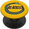 Lacy Chenault Come sopra così sotto Uroboros Snake Illustrazione PopSockets PopGrip Adesivo