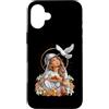 Catholic Core Catholiccore Aesthetic Got Custodia per iPhone 16 Plus Pastafari FSM Spaghetti Volanti Mostro Coquette Pasqua