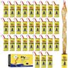 Cutiolly Acchiappamosche,Trappole Mosche,Strisce Acchiappamosche,Rotolini Acchiappamosche,Strisce Cattura Mosche,Strisce Adesive Mosche,Carta Moschicida per Interno ed Esterno,30PCS