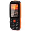 Bewinner Big Button Telefono Cellulare con Display HD da 2,6 Pollici di Shatter, Doppio SIM Dual Standby 2G, Torcia a Tasto Laterale, Chiavi Tattili di Grandi Dimensioni, Altoparlanti Ad (ORANGE)