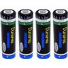SolarCell Dunamis - Batterie ricaricabili NiMH AA 1,2 V, 1300 mAh, capacità media, adatte per la maggior parte degli usi standard, tra cui luci solari da giardino
