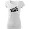 DRAGOWA Nabis t-shirt a maniche corte da donna 150 g/m², bianco,