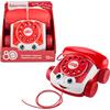 Fisher-Price - Telefono Chiacchierone Rosso, Gioco trainabile con l'iconico Filo Rosso in Stile Mattel, Edizione Speciale 80° Anniversario, Giocattolo per Bambini, 12+ Mesi, JGG97