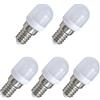 Aoxdi E14 LED Lampadina 2.5W, Bianco Caldo, COB Illuminazione Luce E14 LED Lampadine 2.5W, AC 220-240V, Pacco da 5 Pezzi