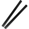 jojofuny 2 Pezzi Tubo di Prolunga Flessibile per Aspirapolvere, 32mm | Adattatore in Pp Nero, Installazione Veloce, Compatibile Vari Modelli e Marche