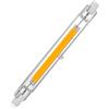 Aoxdi 10W LED R7S 118mm No Dimmerabile Lampadina, Bianco Caldo, COB LED Lineare J118 R7S Lampada, AC220-240V, Pacco da 1 Pezzi