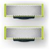 Philips QP220/55 per uso umido, numero di testine/lame 2, verde/nero