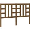 vidaXL Testiera marrone miele 166x4x100 cm in legno di pino massiccio