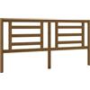 vidaXL Testiera marrone miele 186x4x100 cm in legno di pino massiccio