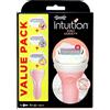 Wilkinson Intuition Variety MIX - rasoio e 3 testine di ricambio