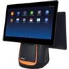 Sunmi T2s, 39,6cm (15.6"), Android, nero, arancione Kassensystem, Vendita al dettaglio, Touchscreen, kapazitiv, 39,6cm (15.6"), Auflösung: 1920x1080 Pixel, Qualcomm Octa Core, 2,2GHz, RAM: 4GB, Flash: 64GB, USB (5x), RS232, Bluetooth, Ethernet, WLAN …