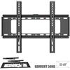 StarTech Supporto a parete per TV - Supporto fisso per TV - Universale per televisori LED LCD da 81-165 cm (32-65") - Capacità di carico: 50 kg - Metallo - Nero
