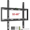 StarTech Supporto a muro per televisore - Staffa universale fissa - Per televisori da 81-152 cm - Capacità di carico fino a 50 kg - Metallo - Nero