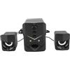 Gistuch Altoparlante per computer, subwoofer da scrivania cablato universale con funzionalità Bluetooth per PC, laptop, colore nero