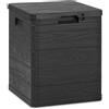 TOOMAX - Baule Multibox 90 litri antracite Woody's - h50x42x44 cm
