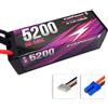 FullPower Batteria Lipo 4S 5200mAh 50/100C HARDCASE - EC5