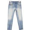 Diesel D-Bazer 081AP Uomo Jeans W29/L30 Affusolato Fit Lavato Cotone Blu Tratto