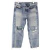 DIESEL Dagh-XP 084ZS Jeans Da Uomo W32/L30 Dritti Distressed Blu 100% Cotone