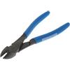 GEDORE Tronchese Laterale per Impieghi Gavosi per Filo Duro e Armonico Fino a 2 mm, Impugnatura Antiscivolo, Temprata, Lunga 180 mm, 8316-180 TL