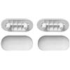 Dianhydro PARACOLPI PER Copriwater SEDILE WC CON 2 PERNI Diametro 7 mm