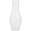 Toyvian Paralume in Vetro Trasparente per Lampada a Olio Vintage, 23x6, 5x5 CM | Copertura Antivento per Emergenza, Vetro Cilindrico Facile da Pulire, Luce Soffusa per Lanterna a Cherosene