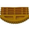 MAURER PIEDINO in PVC per SCALA SINGOLA Interno 24x60 mm GIALLO MAURER