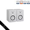 Yamaha Coppia di altoparlanti monitor da studio alimentati Yamaha HS4W Compact White...