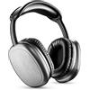 Music Sound MAXI2, Cuffie Wireless Around Ear Bluetooth 5.0, Play Time 22h, Charging Time 1,5h, Microfono Integrato, Comandi sul Padiglione e Archetto Regolabile, Nero