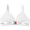 Tommy Jeans Tommy Hilfiger Padded Triangle (Ext Sizes) Uw0uw04672 Reggiseni a triangolo, Grigio (Ice Grey Heather), XL Donna