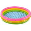 Intex 57422NP - Piscina Gonfiabile Sunset Glow, Tre Anelli, Vinile, Multicolore, 147x33 cm