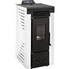 Stufe A Pellet Italia Niagara 9 kW - 5 Stelle Colore: Bianco