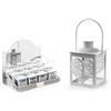 Gicos Lanterna Porta Candela lumini Tea Light 7 * 15(11) cm Living Garden Classica Shabby Chic Decoro Cuore ACA-721410