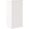 vidaXL Mobile Portaoggetti Bianco 50x45x103,5 cm in Legno Multistrato