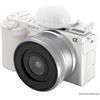 SmallRig Adattatore Cold Shoe 4734 con paravento in pelliccia per fotocamere Sony serie ZV (bianco) "